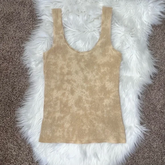 ๐SOLD๐Free People Beaded Secret Heart Tank Top Gold Embellishments Size Small - Picture 7 of 10